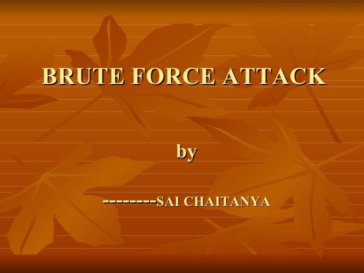 brute force attack scarica